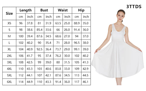 Women's 3D Digital Print A-Line Midi Dress - Sleeveless Slim Fit Summer Flare Sundress